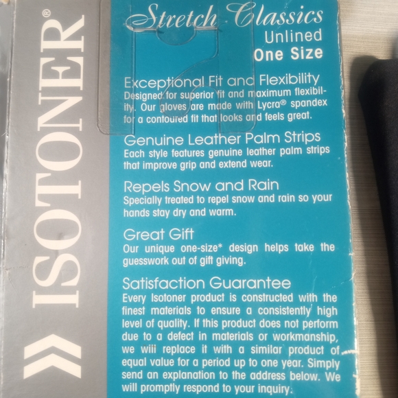 Isotoner Vintage Unlined Driving Gloves Black Stretch Boho Retro NIB - Picture 5 of 9